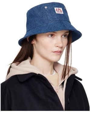 A.P.C. Bob Thais Bucket Hat - Blue