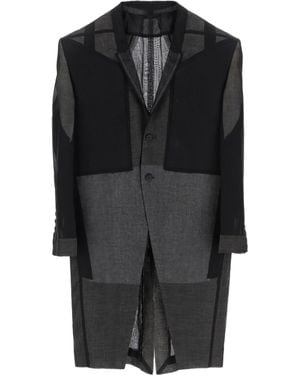 Rick Owens Lido Tatlin Coat - Black