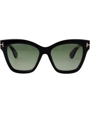 Tom Ford Geometric Sunglasses - Green