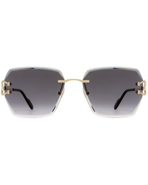Cartier Square Frame Sunglasses - Metallic