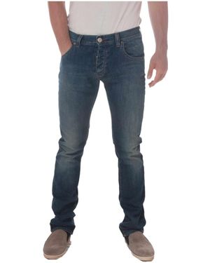 Armani Jeans Belt-Loop Jeans - Blue