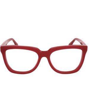 Max Mara Square Frame Glasses - Pink