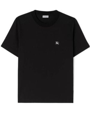 Burberry Knight Jewel Cotton T-Shirt - Black