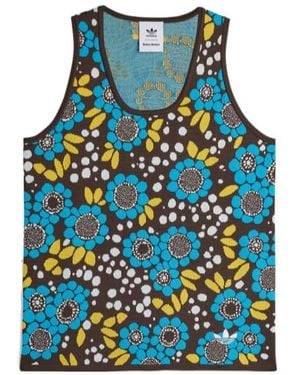 adidas X Wales Bonner Sleeveless Knitted Tank Top - Blue