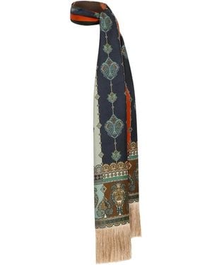 Zimmermann Printed Tassel Shawl - White