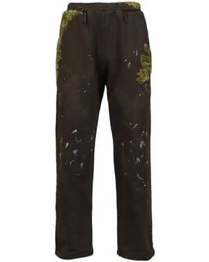 Doublet Moss Grown Embroidered Sweatpants - Black