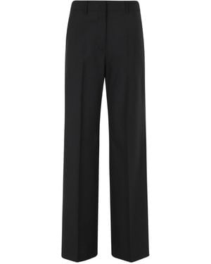 Erika Cavallini Semi Couture Pleated Casual Trousers - Black