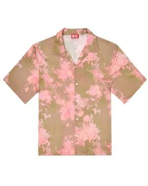DIESEL S-Brad-Qmce Shirt - Pink