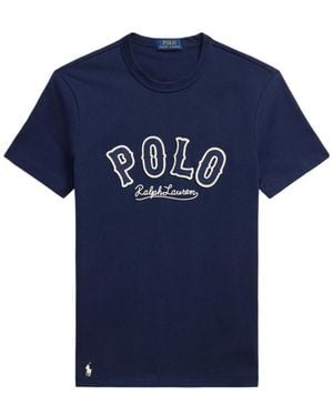 Polo Ralph Lauren Crew-Neck Short-Sleeve T-Shirt - Blue