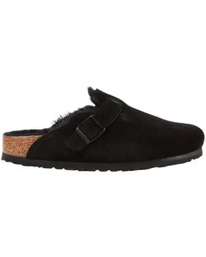Birkenstock Buckle Mules - Brown