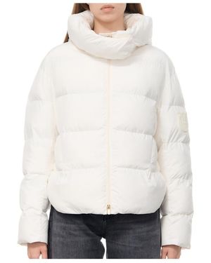 Pinko High-Neck Padded Jacket - White
