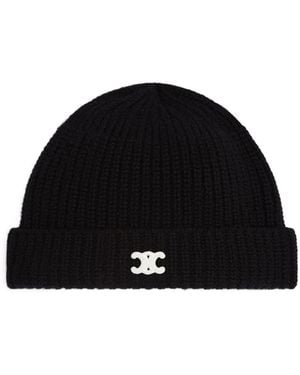 Celine Triomphe Beanie - Black