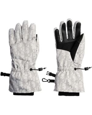 Dior Gants De Ski Oblique Alps - White