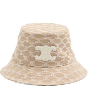 Celine Logo Hat - Natural