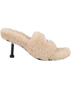 Balenciaga Solid Colour Suede Fabric - Natural