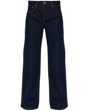 Anine Bing Logo Jeans - Blue