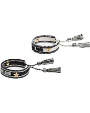 Dior Christian Bracelet Set - White