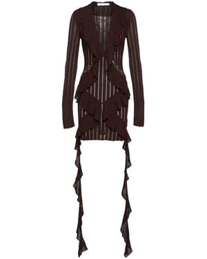 Dion Lee Lotus Leaf Trimed Sheath Dress - Multicolor