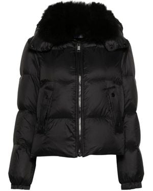 Liska Quilted Down Jacket - Black