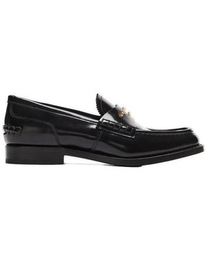 Alexander Wang Carter Logo Loafers - Black