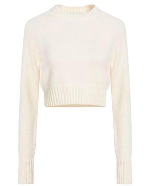 Sportmax Solid Colour Knitted Jumper - White