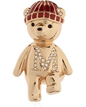 Max Mara Teddy Bear Brooch - Metallic