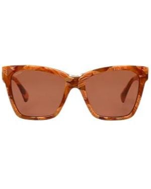 Max Mara Butterfly-Shaped Sunglasses - Brown