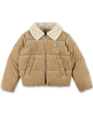 Polo Ralph Lauren Long-Sleeved Down Jacket - Natural