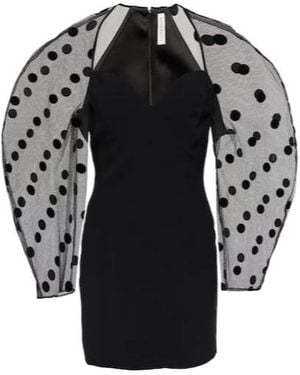 Nina Ricci Tulle Minidress - Black