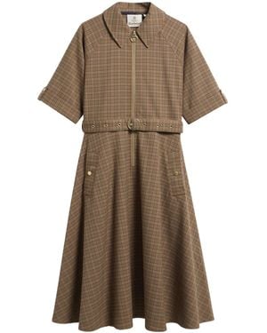 Barbour Plaid Dress - Natural