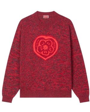 KENZO Boke Heart' Jumper - Red