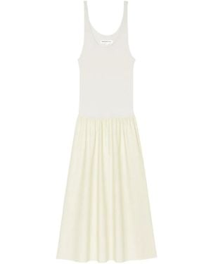 Frankie Shop Iliya Drop-Waist Maxi Dress - White