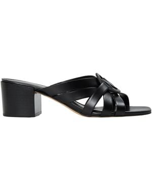 MICHAEL Michael Kors Mid Mule Heeled Sandals - Black