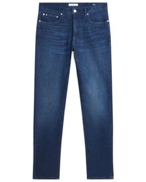 Tommy Hilfiger Whiskered Slim-Fit Jeans - Blue