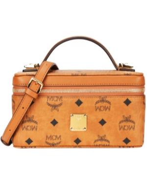 MCM Rockstar Mini Satchel Bag - Brown