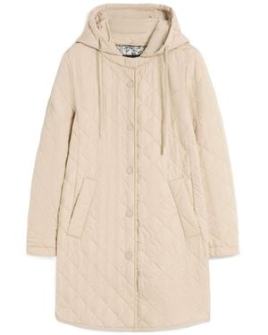 Weekend by Maxmara Buttoned Drawstring Coat - Natural
