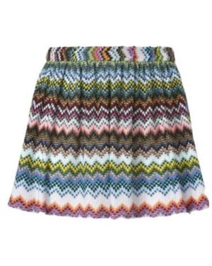 Missoni Pixelated Zigzag Motif Shorts - Multicolour