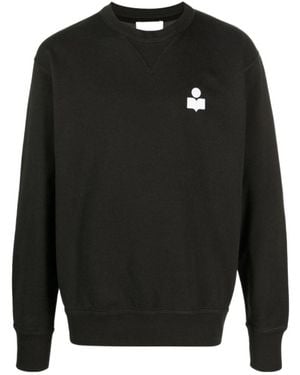 Isabel Marant Long-Sleeved Crewneck Sweatshirt - Black