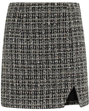 IRO Checked Skirt - Black