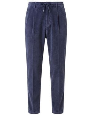 Peserico Pleated Casual Pants - Blue