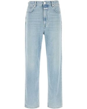Closed Faded-Wash Five-Pocket Jeans - Blue