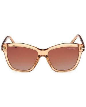 Tom Ford Logo Logo Sunglasses - Pink