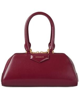 Givenchy Mini Antigona East-West Bag - Red