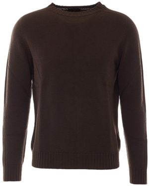 Dondup Long-Sleeve Knit Top - Brown
