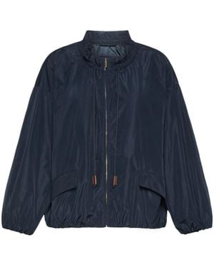 Max Mara Zip-Up Jacket - Blue