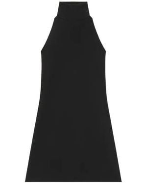 Courreges Halterneck Mini Dress - Black