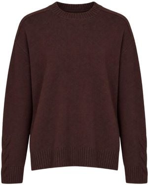 Kaos Long-Sleeved Sweater - Brown