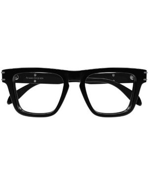 McQueen Eyewear Squared Frame Glasses - White