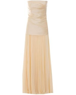 Solace London Claudette Maxi Dress - Natural