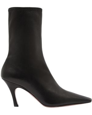AMINA MUADDI Elastic Ankle Boots - Black